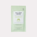 Collagen Socks with cannabis sativa seed oil package on gray background