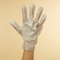 Collagen Gloves mint on model